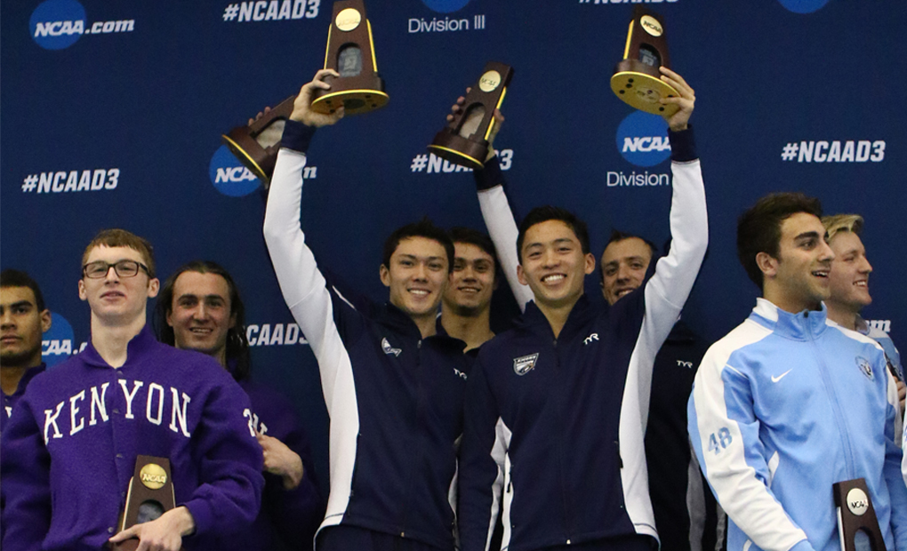 200 Free Relay Title Highlights Day Two for Emory Men's Swimming & Diving