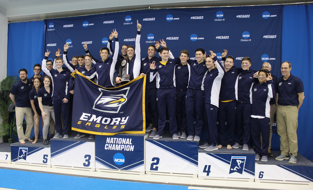 Three Event Titles on Final Day Pushes Men's Swimming & Diving to National Runner-Up Finish
