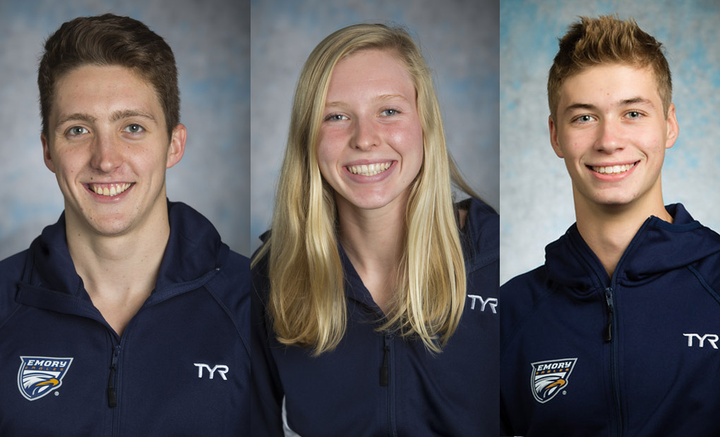 Swimming & Diving Trio Collect UAA Weekly Awards