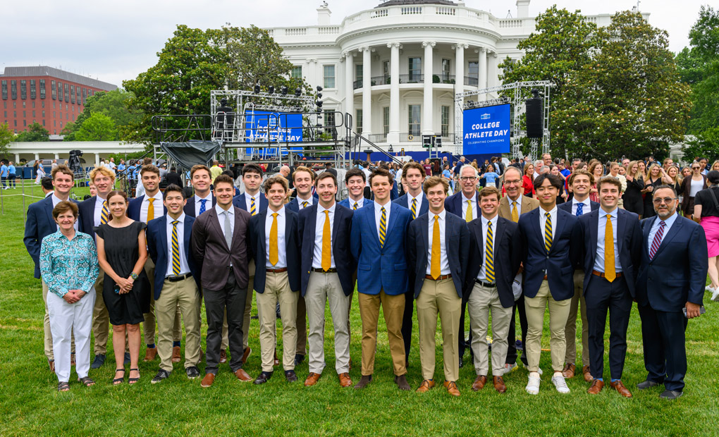 Men’s Swimming & Diving Visits White House for College Athlete Day