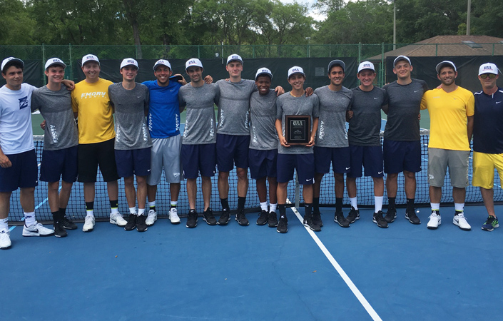 UAA CHAMPS!! -- Emory Men's Tennis Beats Wash  U In Finals Of Conference Championships