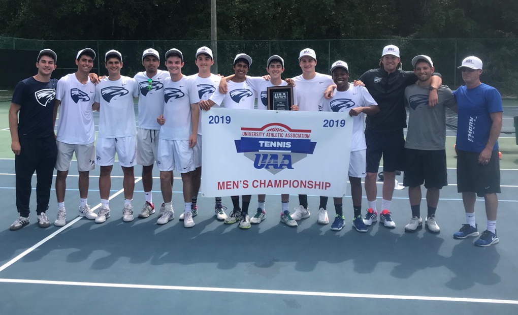 Emory Men's Tennis Wins UAA Championship With Finals Win Over Brandeis