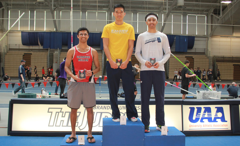 Emory Men's Track & Field Place Second at UAA Indoor Championships