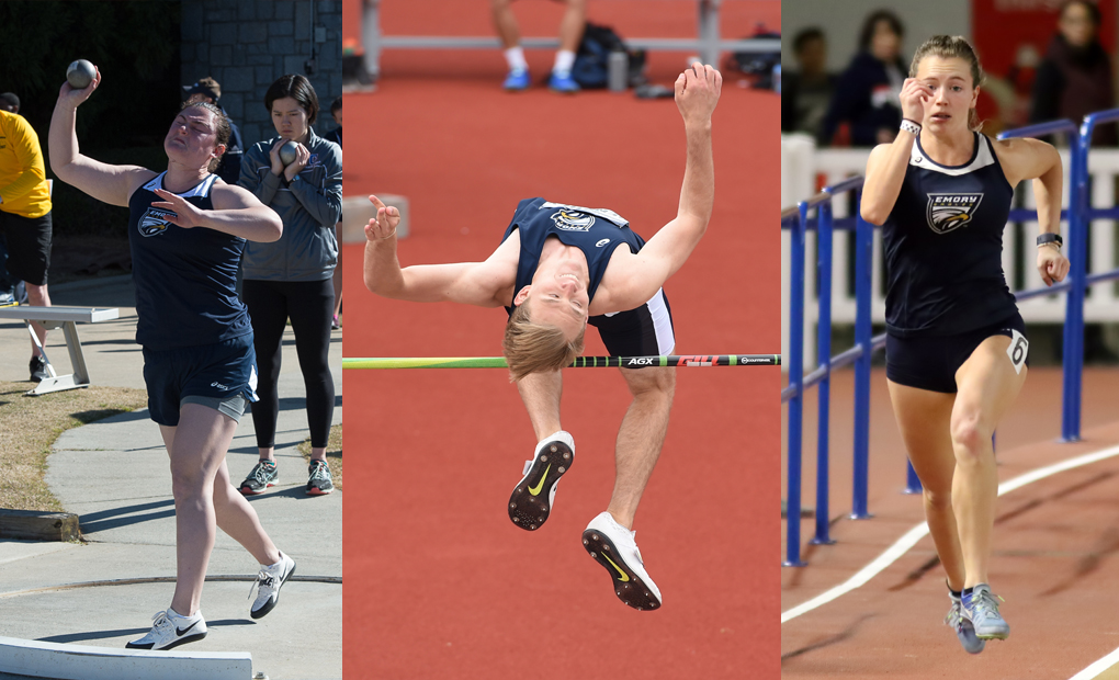 Emory Track & Field Sweeps UAA Athlete of the Week Awards