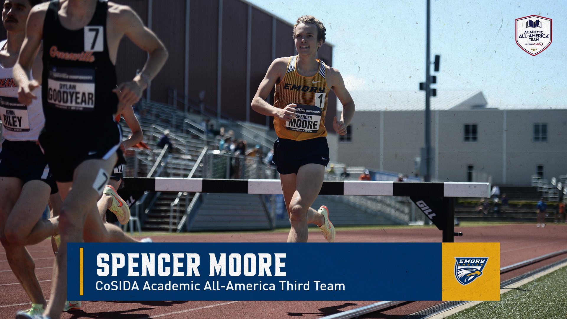 Spencer Moore Named to CoSIDA Academic All-America Third Team