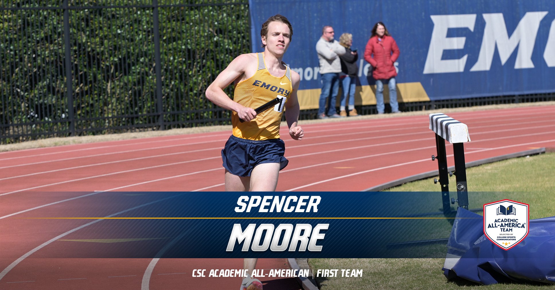 Spencer Moore Selected to CSC Academic All-America First Team