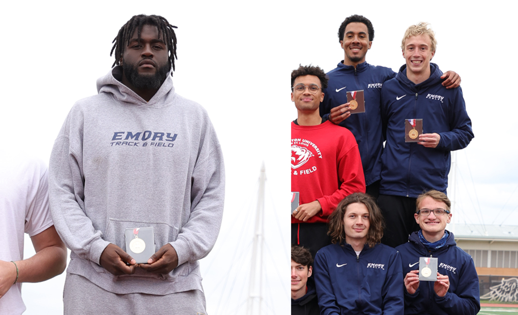 Men's Track & Field Place Third at UAA Championships