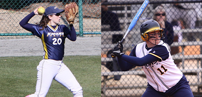 Emory Softballers Fitzgerald & Walsh Earn Academic Recognition