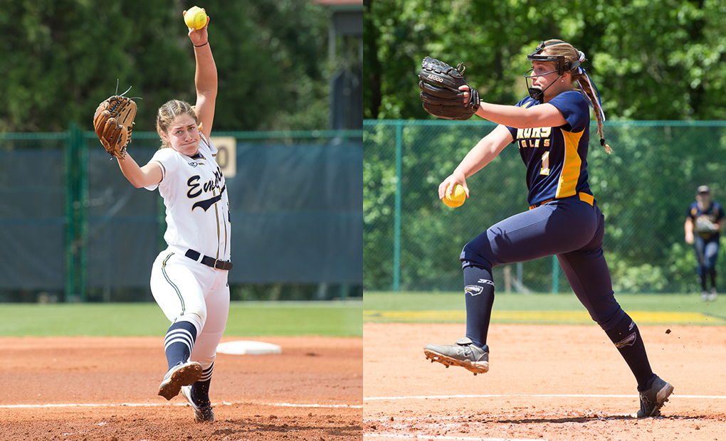 Emory Softball Takes Two From Covenant on Tuesday; Pitchers Schaefer, Feller Enjoy Career-Best Days