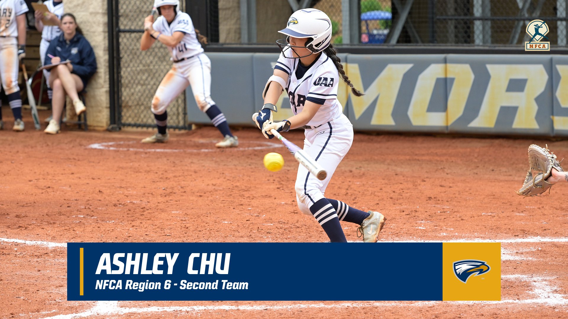 Chu Honored by NFCA; Named to Region 6 Second Team