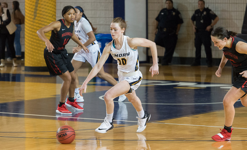 Emory Women's Basketball Topped By Wash U - Lindahl Reaches 1,000th Career Points