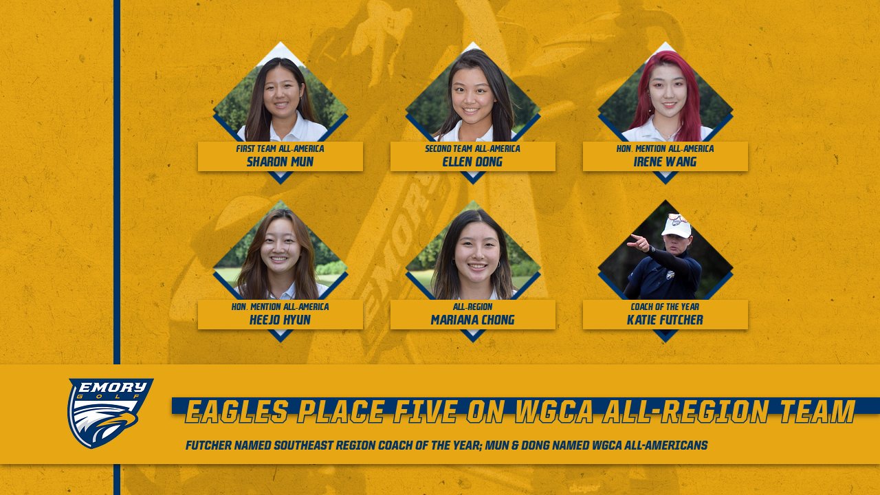 Women's Golf Place Five on All-Region Team; Mun & Dong Named WGCA All-Americans
