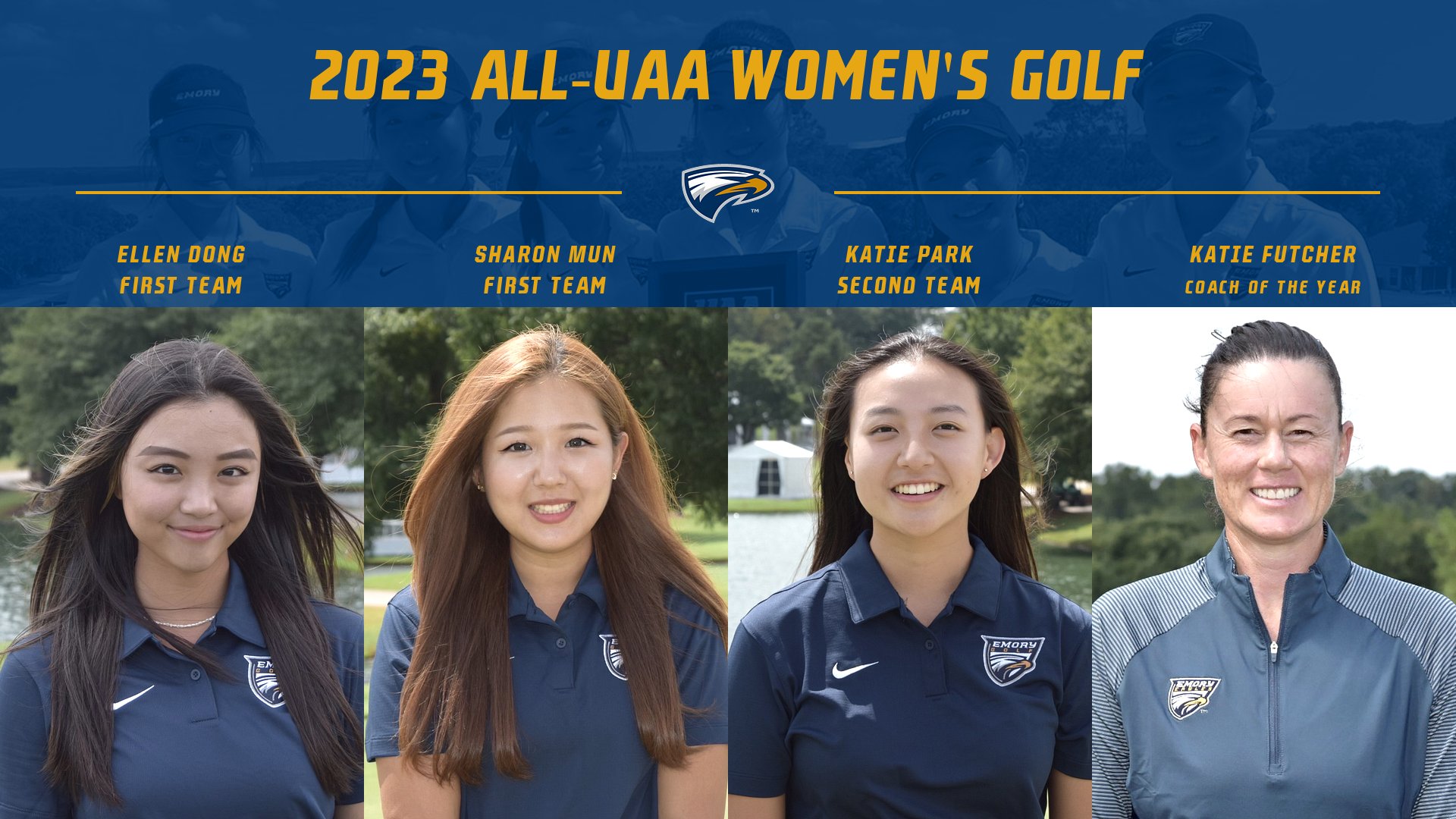 Women's Golf Places Three on All-UAA Team