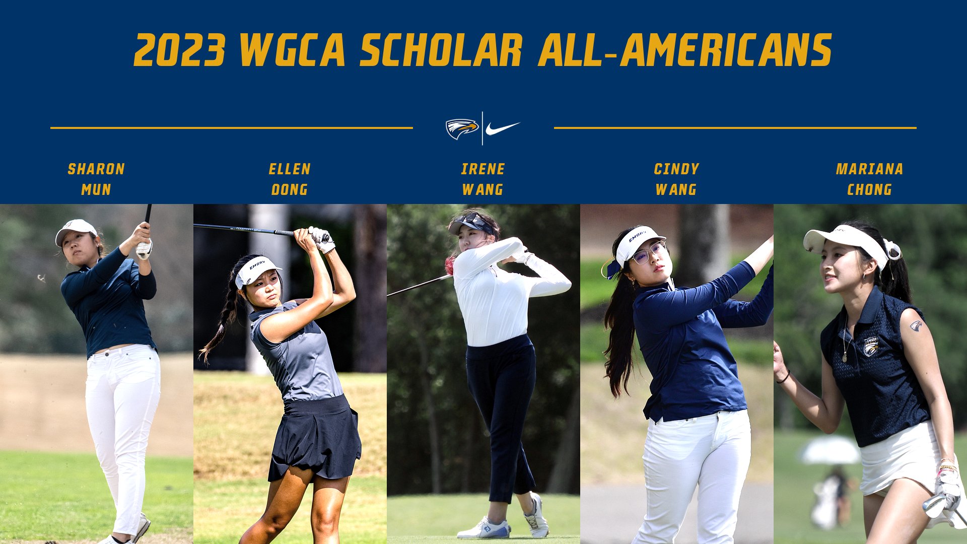 Five from Women's Golf Named as WGCA Scholar All-Americans