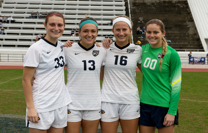 Women's Soccer Celebrates Senior Day with Win over Rochester
