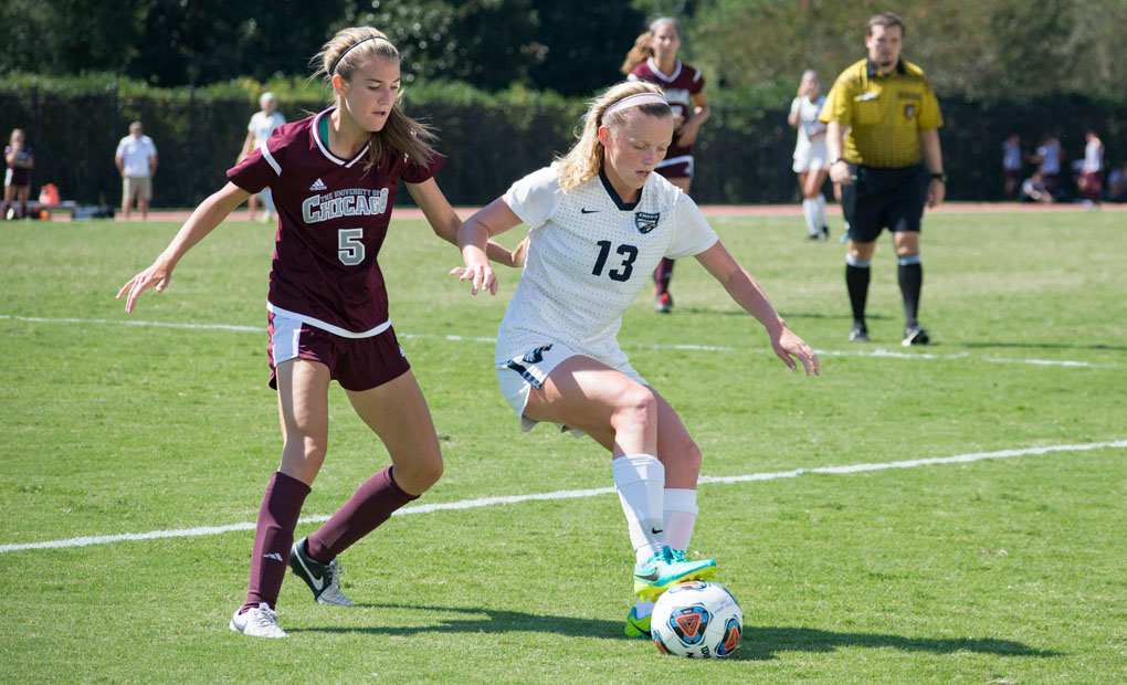 Emory Women's Soccer Posts 2-0 Victory over Pacific Lutheran