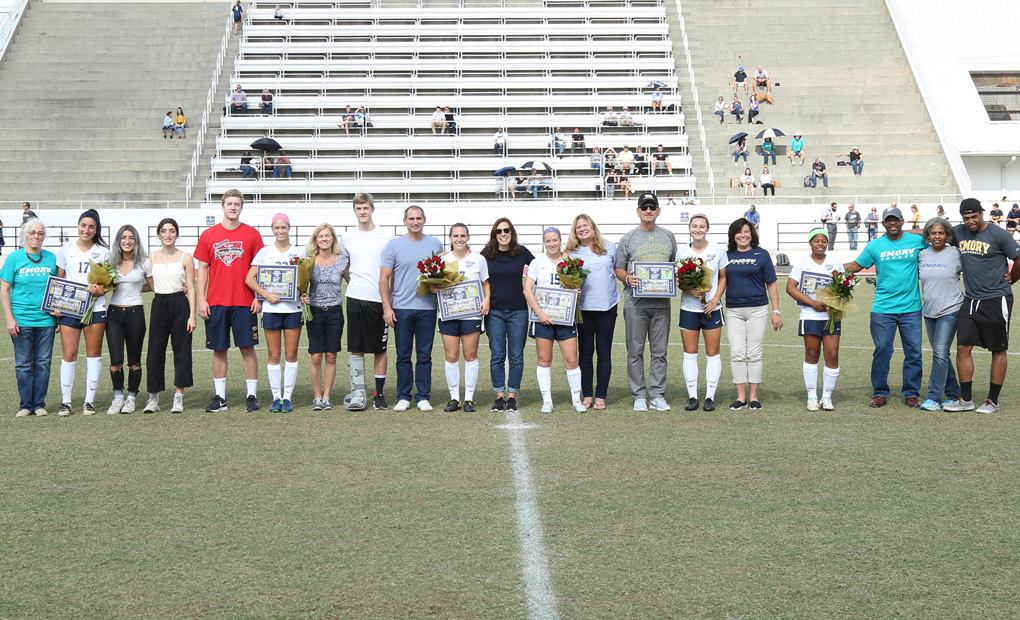 Emory Women's Soccer Celebrates Senior Day with 2-0 Win over Rochester