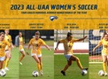 Women's Soccer Places Four on All-UAA Team; Nimmer Named Rookie of the Year
