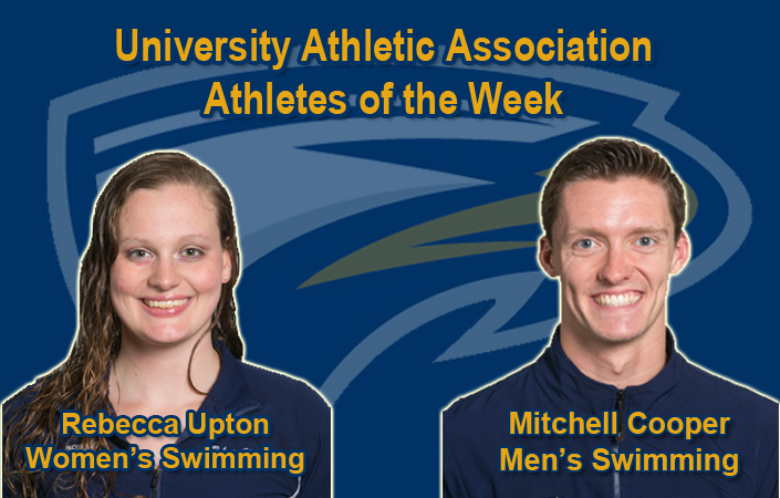 Cooper and Upton Earn UAA Athlete of the Week Honors