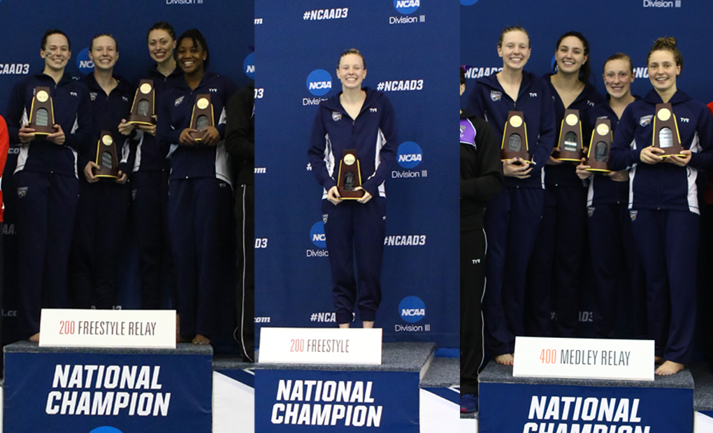 Emory Women Surge Into First Behind Three National Titles