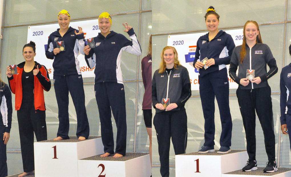 Women's Swimming Collects Three Event Titles on Thursday at UAA Championships