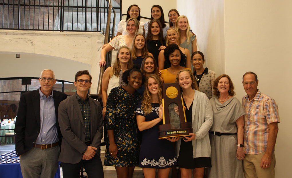 Women's Swimming & Diving Receive 2019 National Championship Rings