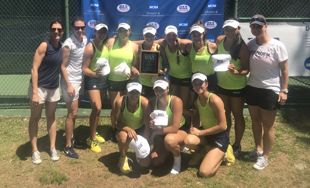 UAA Champs! - Women's Tennis Tops Chicago, 7-2, in Championship Match