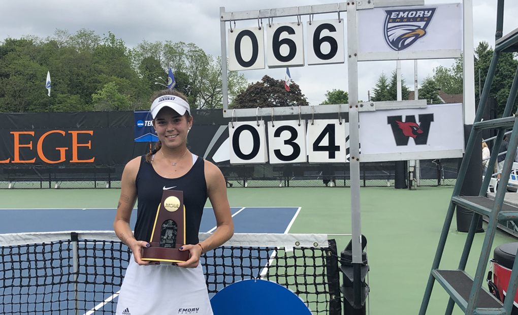 NATIONAL CHAMPION! - Gonzalez-Rico Wins NCAA Division III Singles Title in Straight Sets