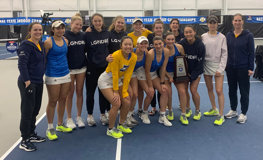 CMS Knocks off Emory Women's Tennis in ITA National Indoor Championship Match