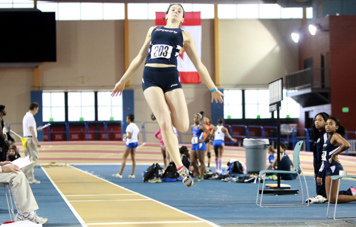 Ford Finishes Second in Heptathlon; Fourth in High Jump on Second Day of NCAAs
