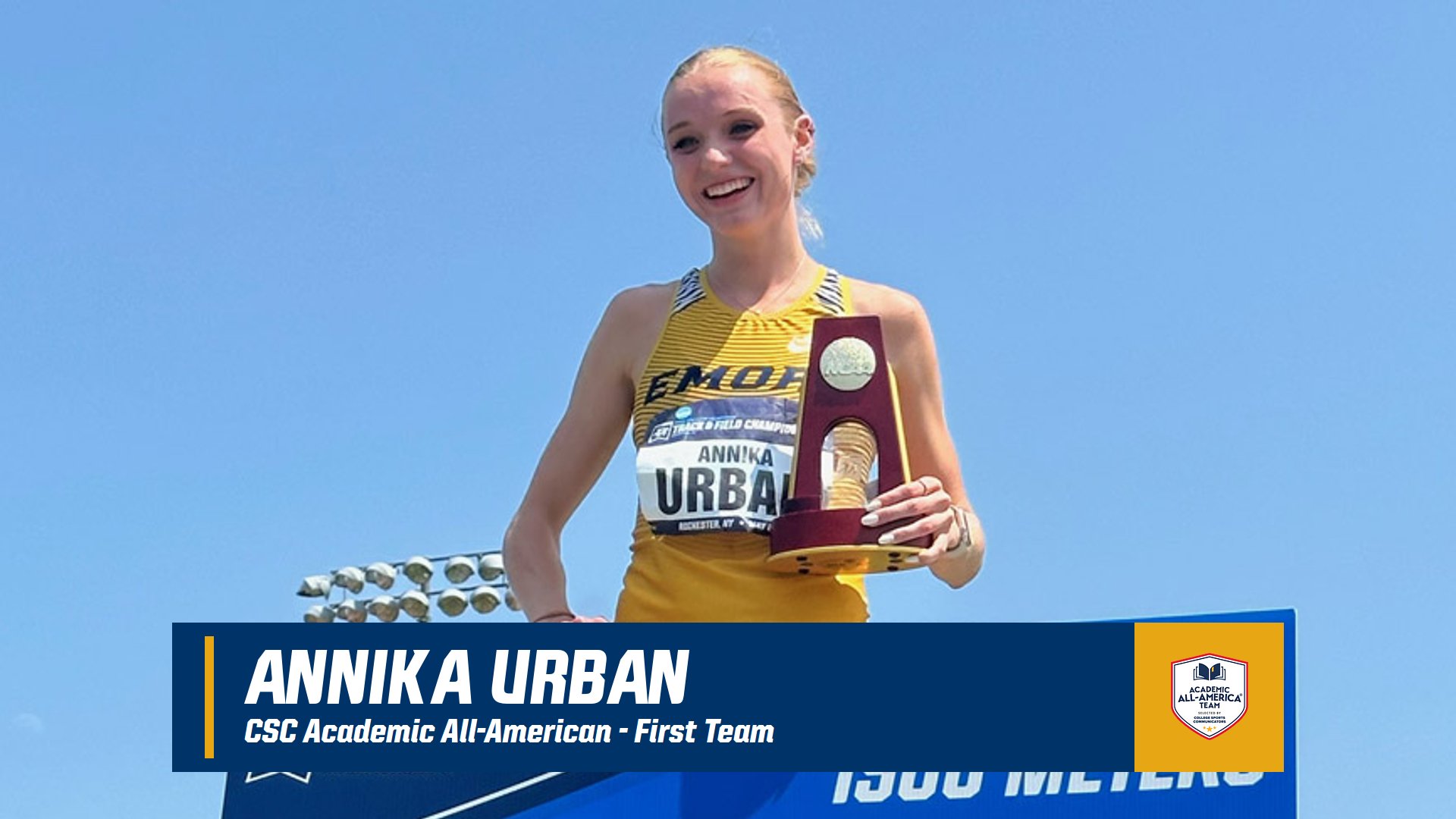 Annika Urban Named to CSC Academic All-America First Team