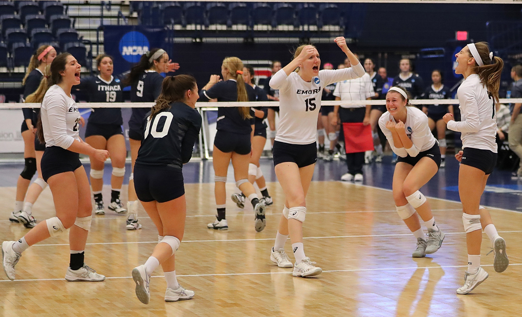 Emory Volleyball Tops Ithaca In Quarterfinals Of NCAA Championships