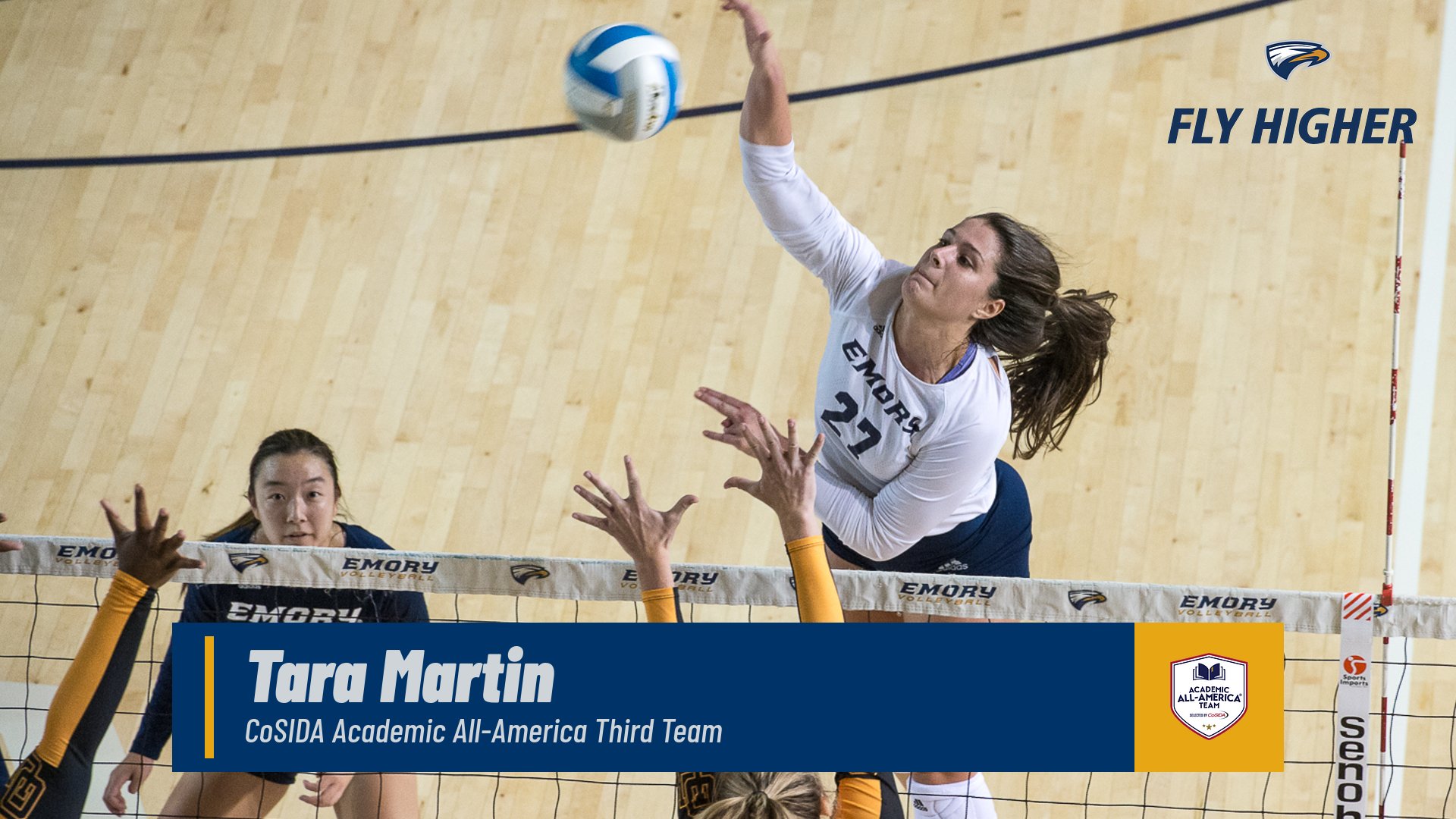 Tara Martin Named to CoSIDA Academic All-America Third Team