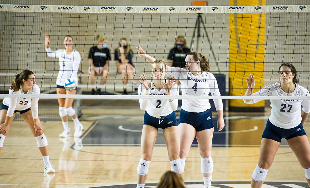 Emory Volleyball Edges Carnegie Mellon In UAA Round Robin 1 Finale