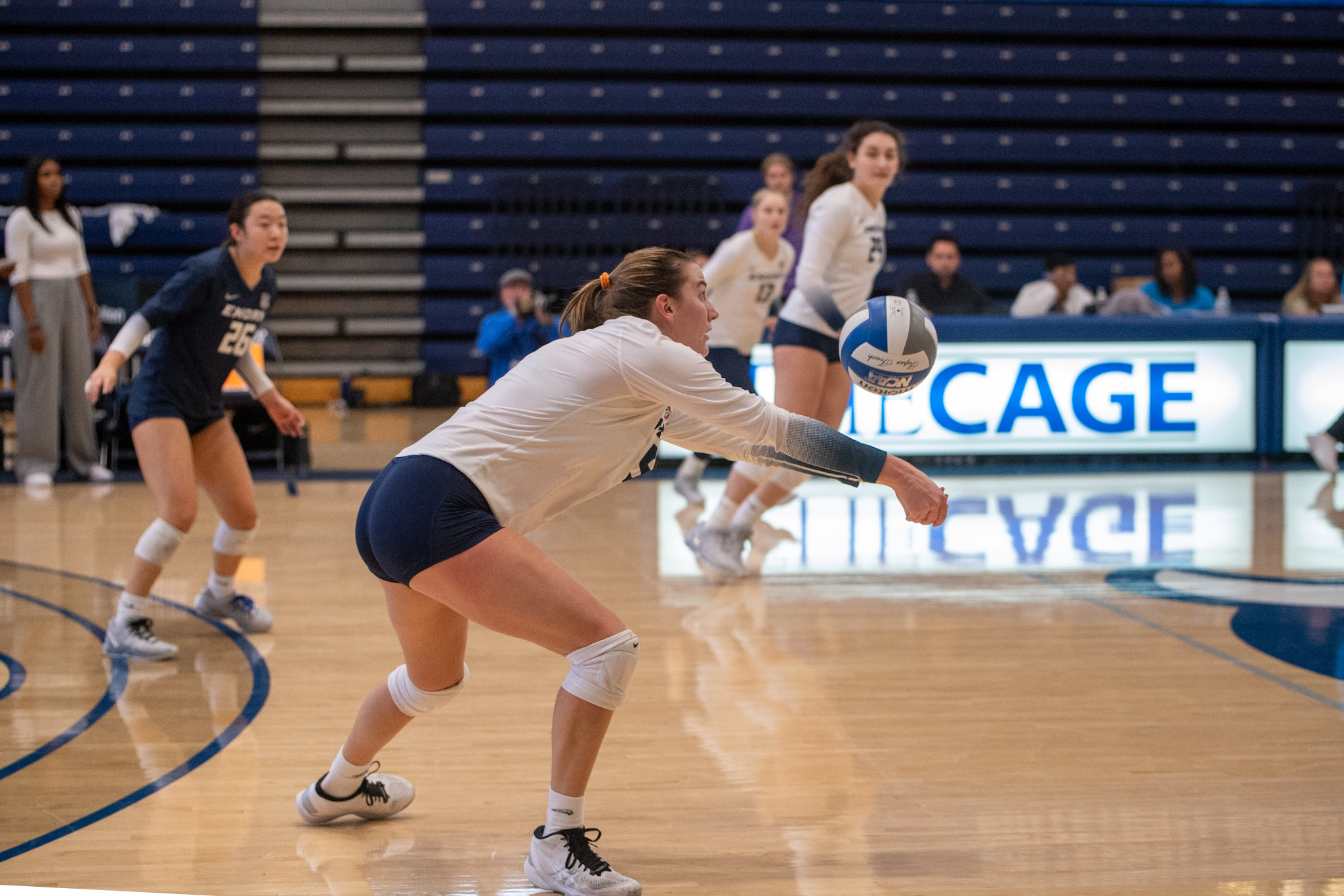 Volleyball Opens NCAA Tournament with Three-Set Win against Meredith