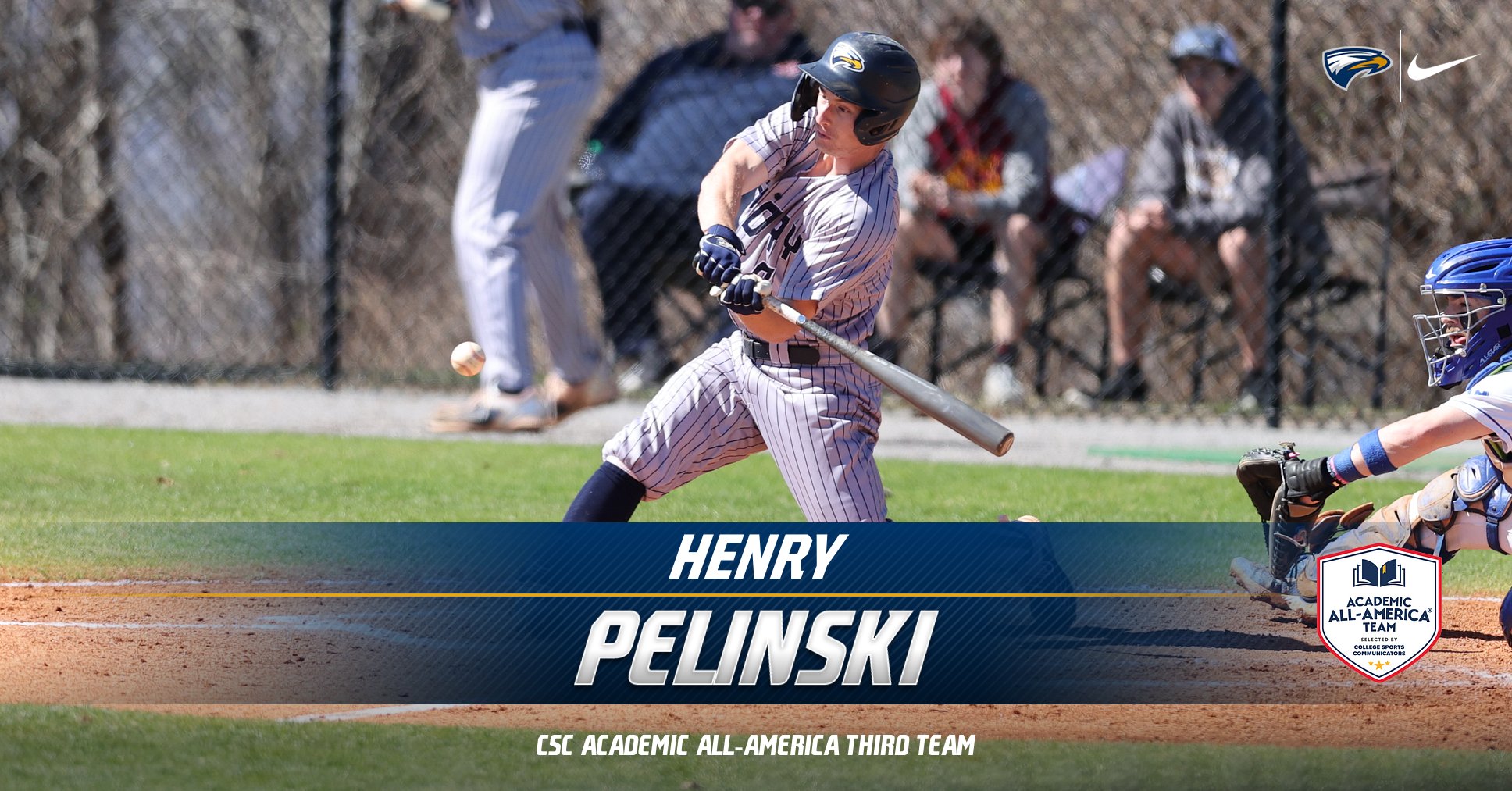Henry Pelinski Honored on CSC Academic All-America Third Team