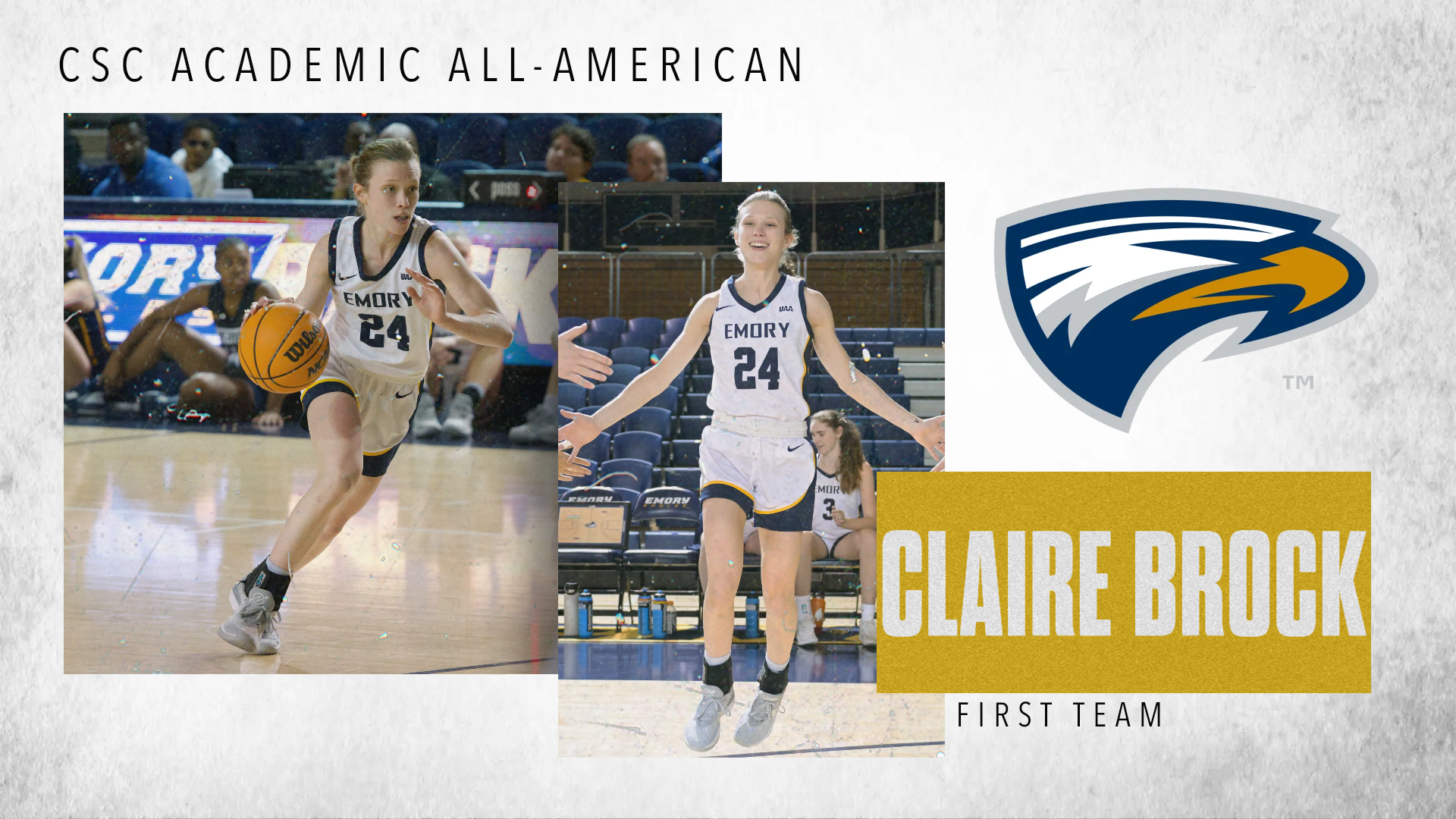 Claire Brock Named to CSC Academic All-America First Team