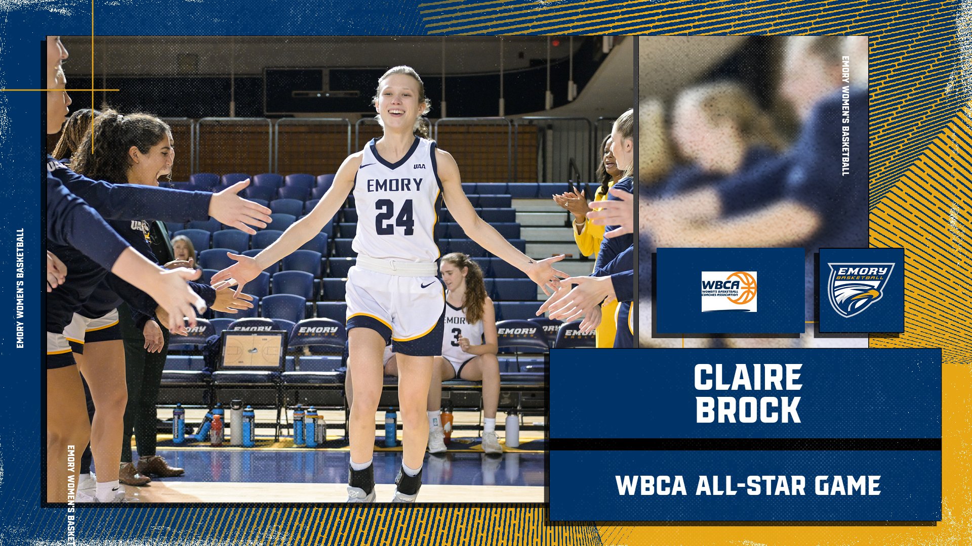 Women’s Basketball’s Claire Brock Selected for WBCA Collegiate All-Star Game